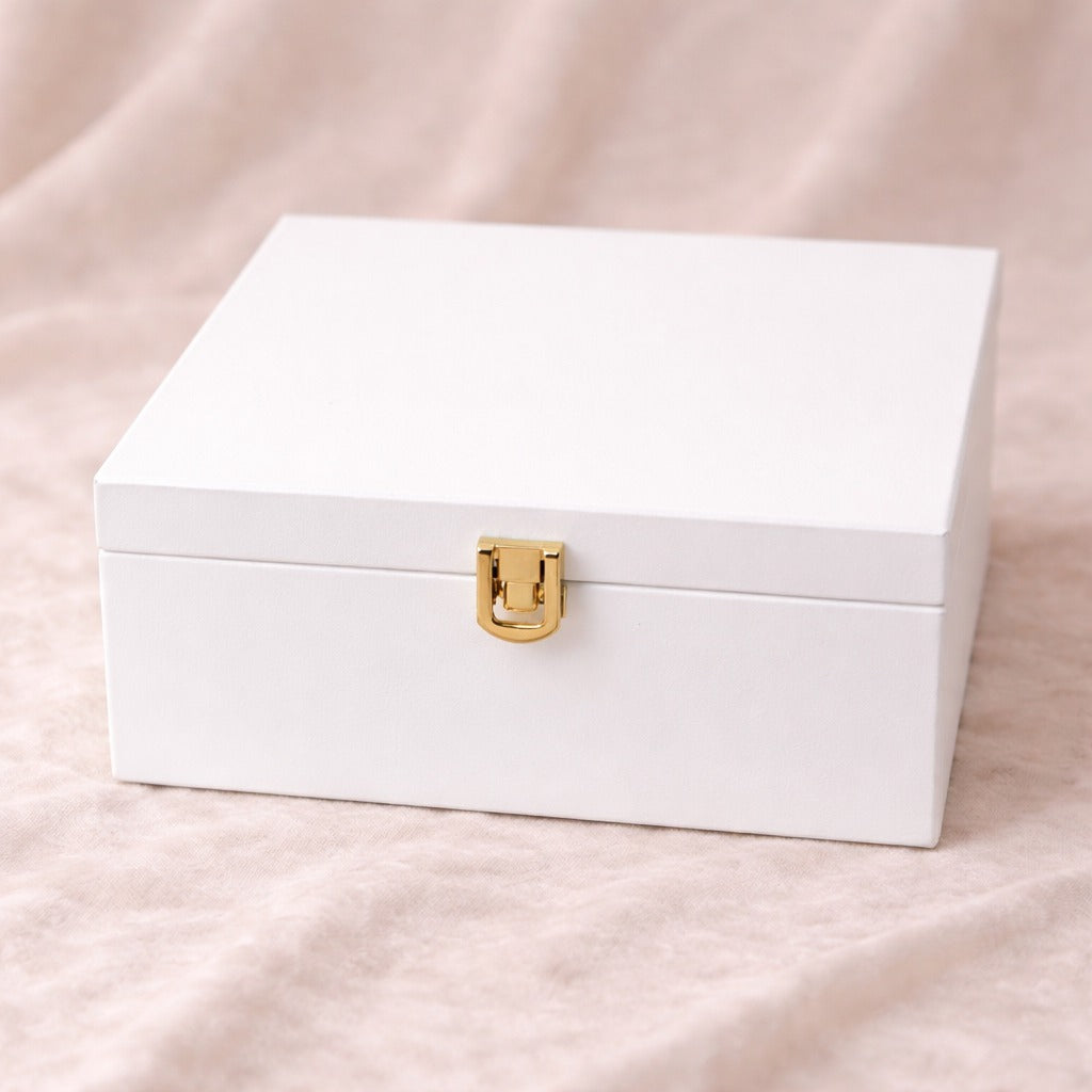 Pearl White Signature Storage Box