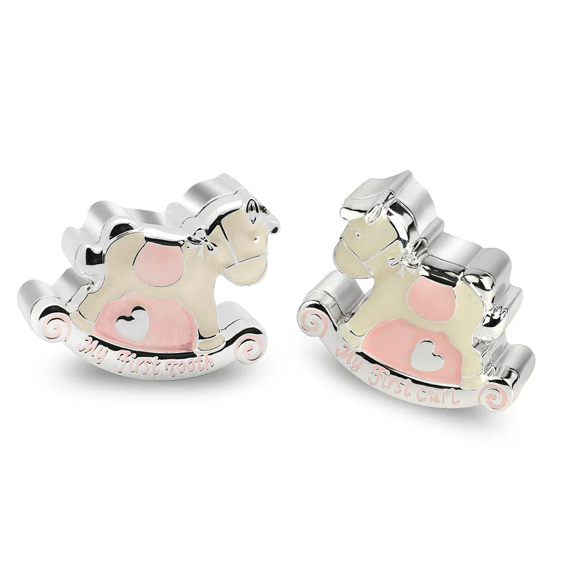 Rocking Horse Tooth & Curl Box Pink