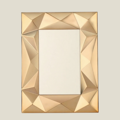 Abstract Photoframe Gold