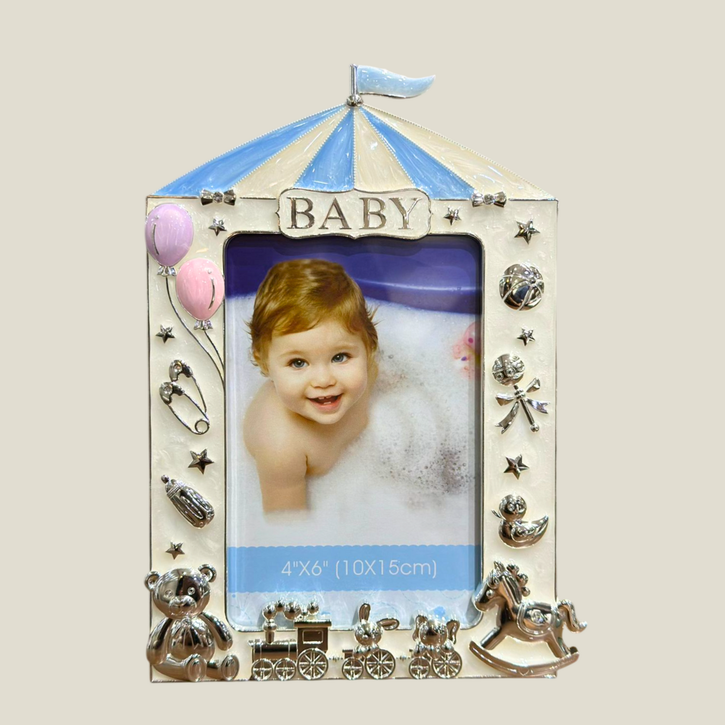 Baby Castle Photoframe- Blue