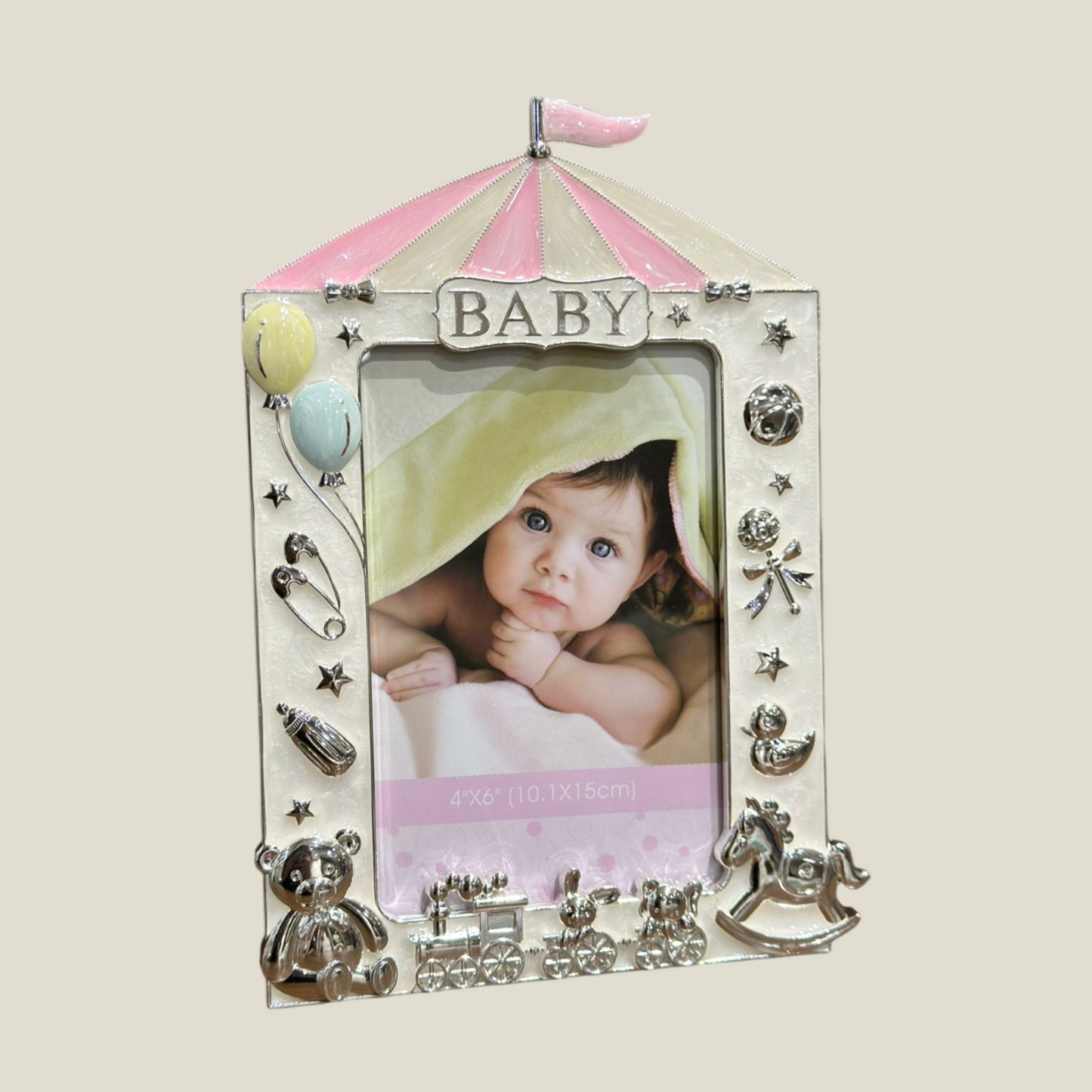 Baby Castle Photoframe- Pink