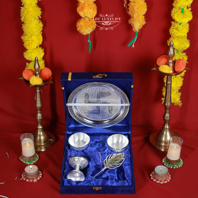 Festive Silver Puja Hamper