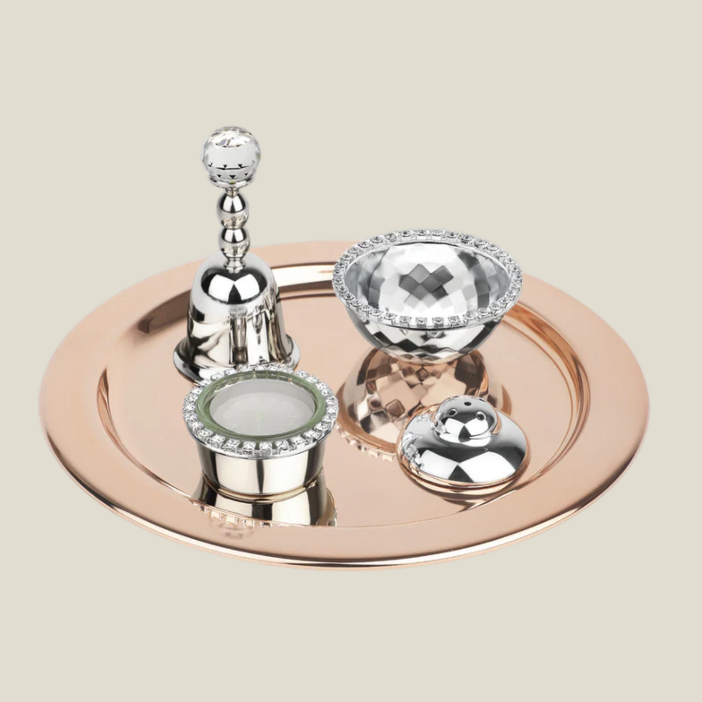 Puja Thal- Rose Gold