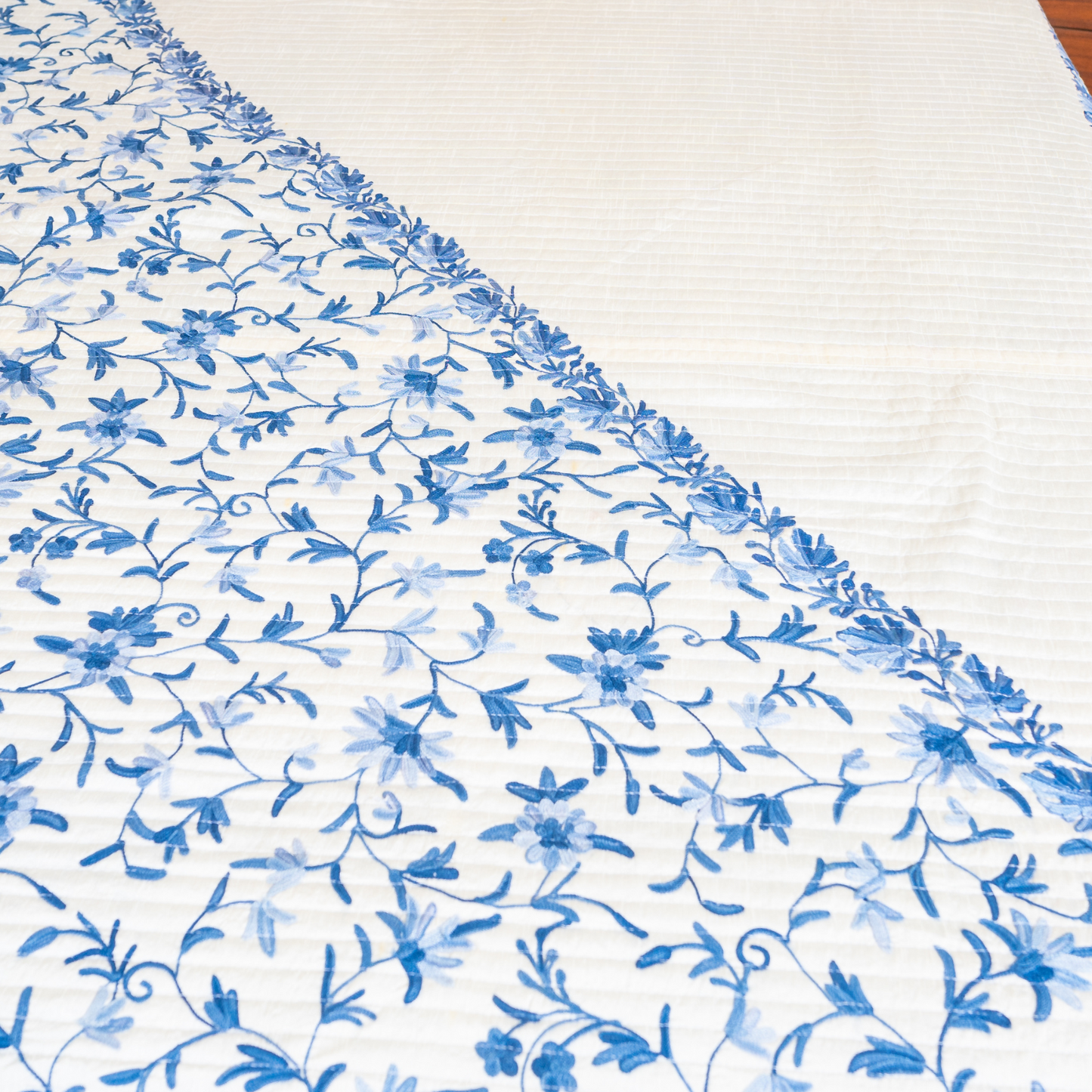 The LuxeLife Kashmiri Embroidered Bedcover