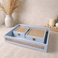 Azure Cane Heritage Hamper Tray Set
