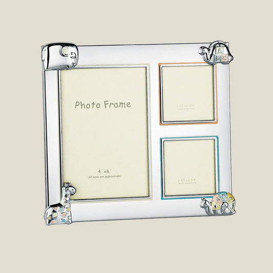 3 Windows Photo Frame- Silver