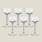 Cheers Champagne Bowl Glasses 315ml, Set of 6