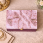 Plum Marble Luxe Keepsake Box