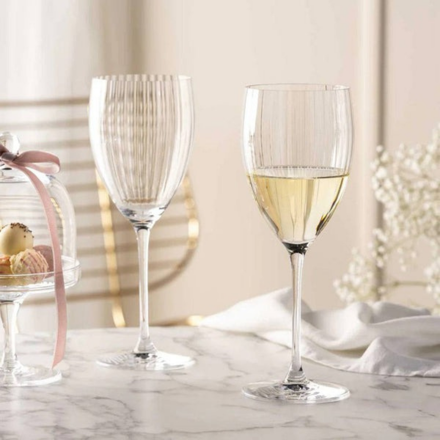 Poesia White Wine Glasses 450ml, Set of 6