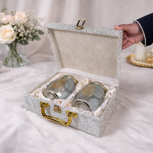 Platinum Elegance Dry Fruit Gift Case