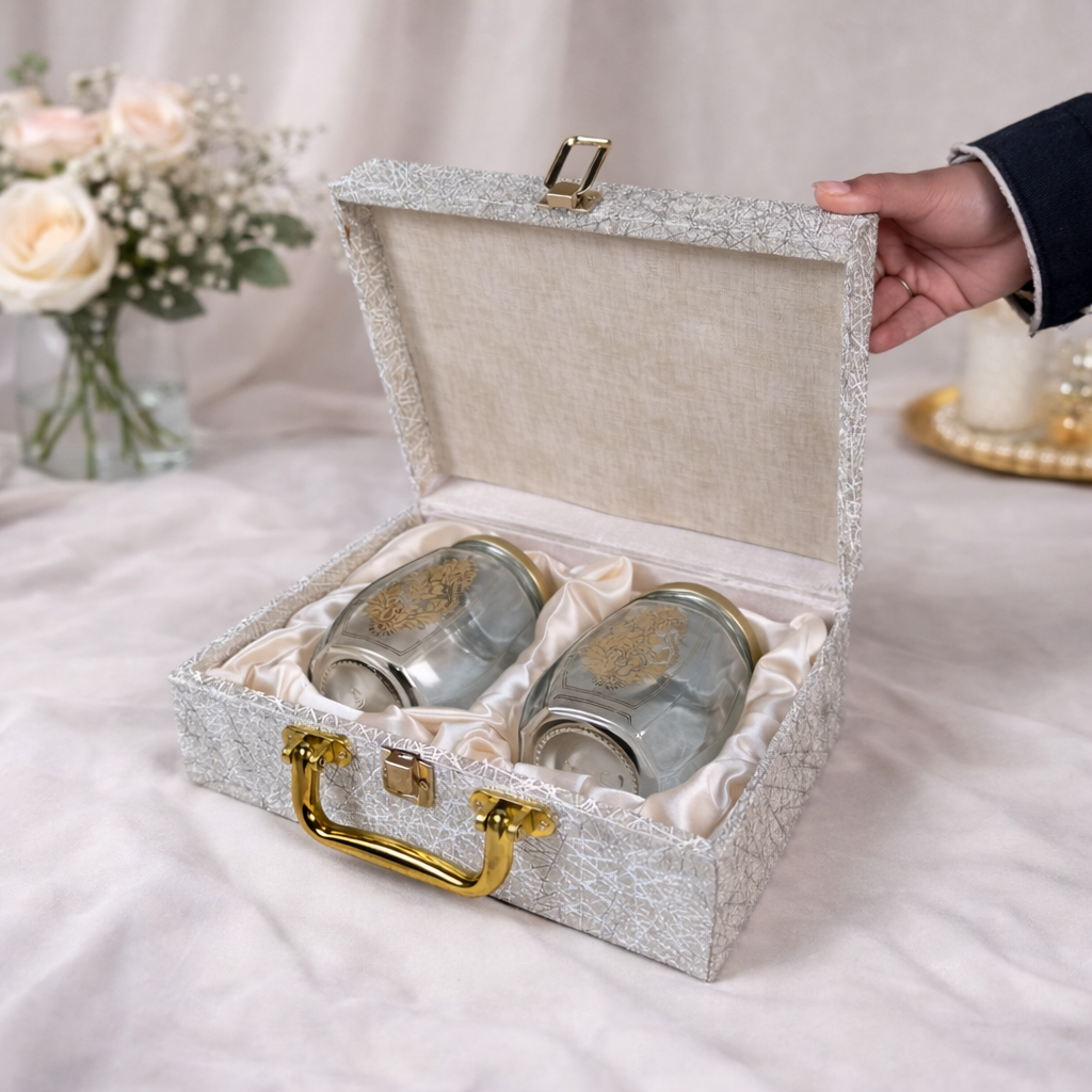 Platinum Elegance Dry Fruit Gift Case
