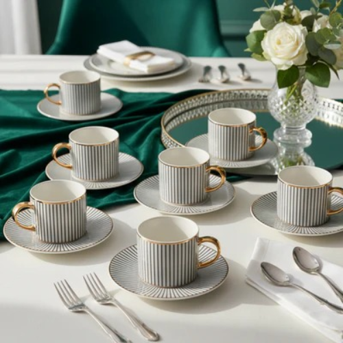 ROYAL AURA 12PCS TEA SET