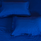 The LuxeLife Blue Solid Cotton Bedcover