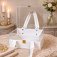 Ivory Crystal Luxe Carry Hamper