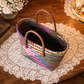 Heritage Bloom Handwoven Carry Basket