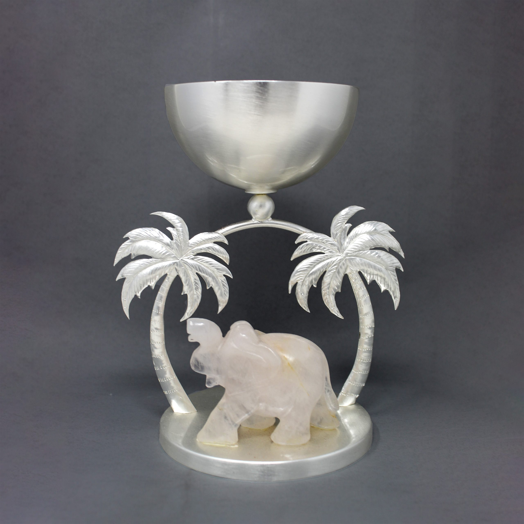 Elephant Palm Tree Bowl