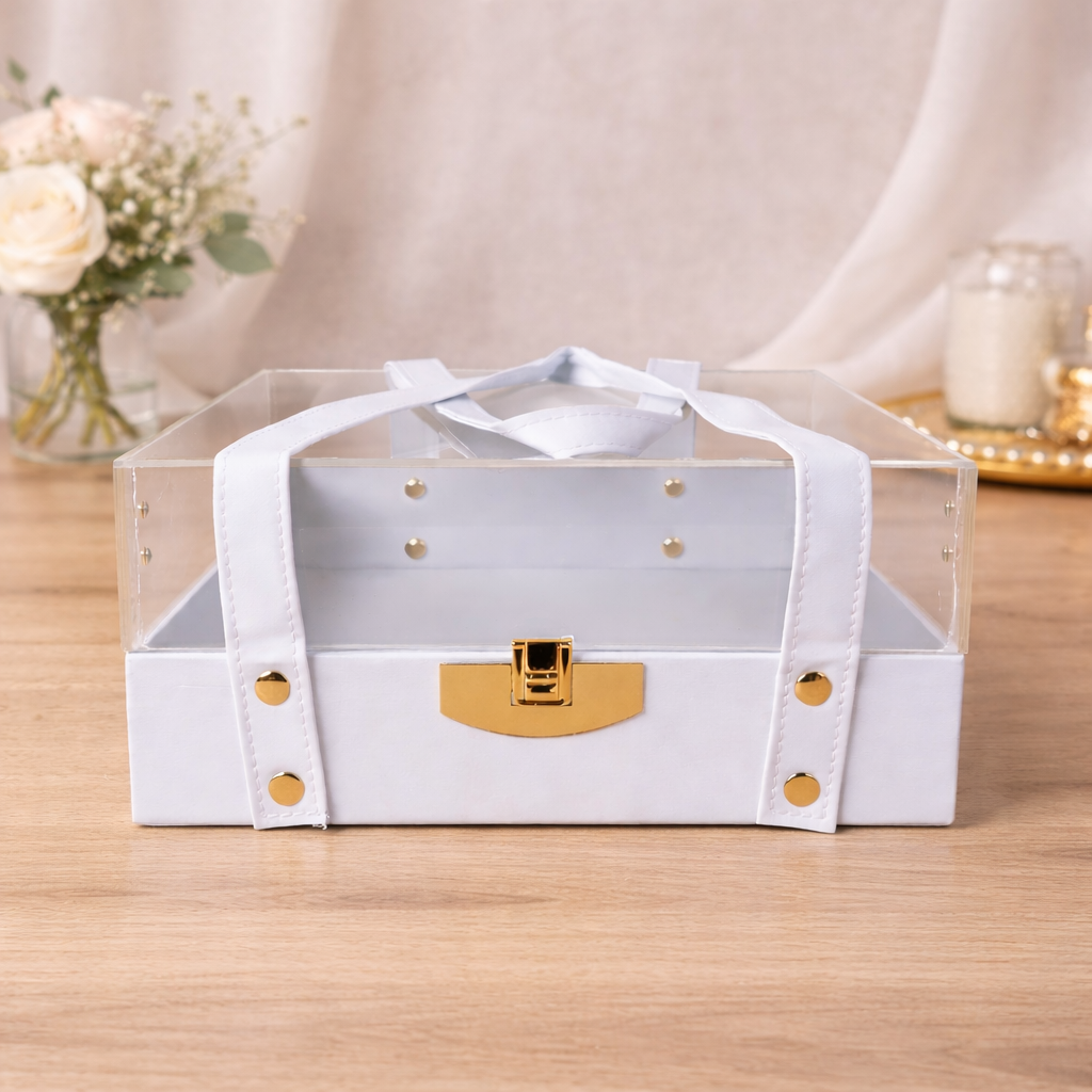 Opaline Clear Luxe Hamper Carry Case