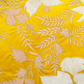 The Luxelife Yellow Velvet Floral Fully Embroidered Cushion Cover