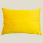 The Luxelife Yellow Velvet Floral Fully Embroidered Cushion Cover