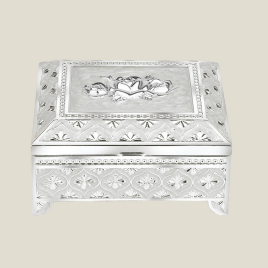 Enamel jewellery box - MOP