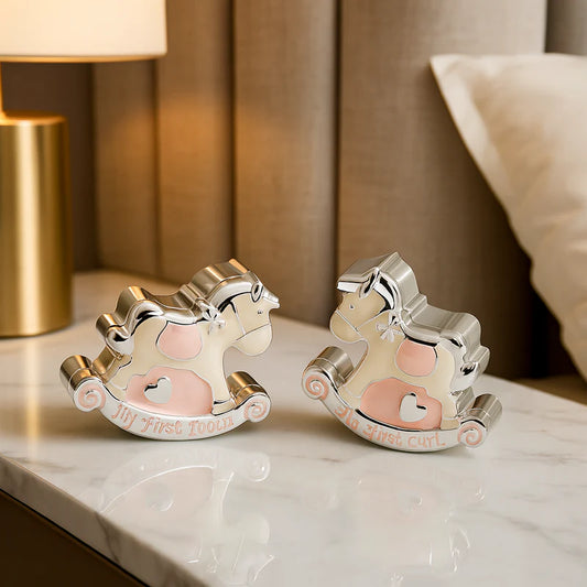 Rocking Horse Tooth & Curl Box Pink