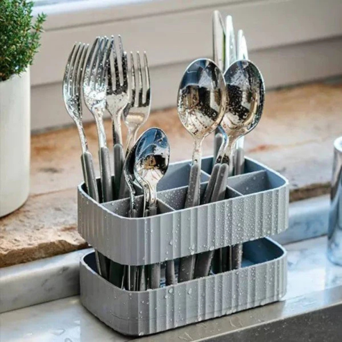 My Fusion 24-Piece Cutlery Set - Grey