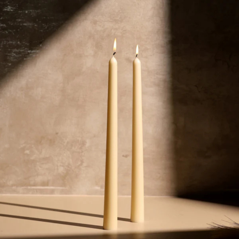 Cero Taper Candles Tall, Set of 4 - Cream