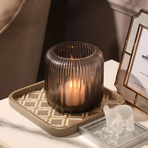 Monro Glass Hurricane - Cedar Brown