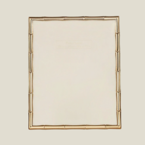 Bamboo Desgin Photoframe Gold