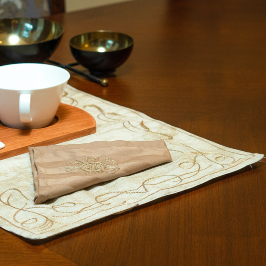 The Luxelife Luxe Embroidered Placemats