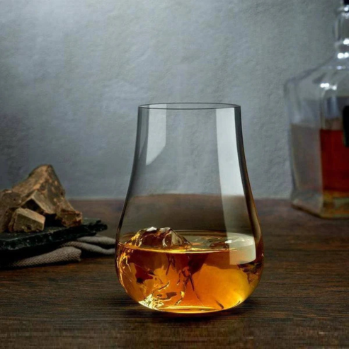 Vintage Whiskey Tumblers 330ml, Set of 4