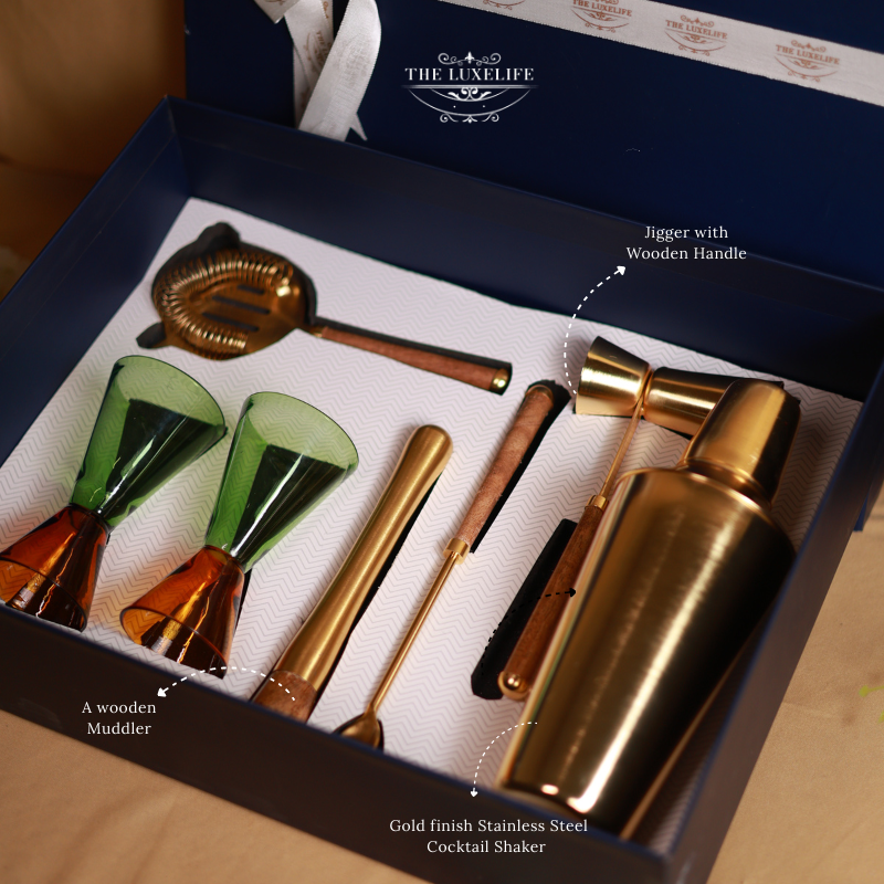 The LuxeLife Premium Cocktail Bar Set