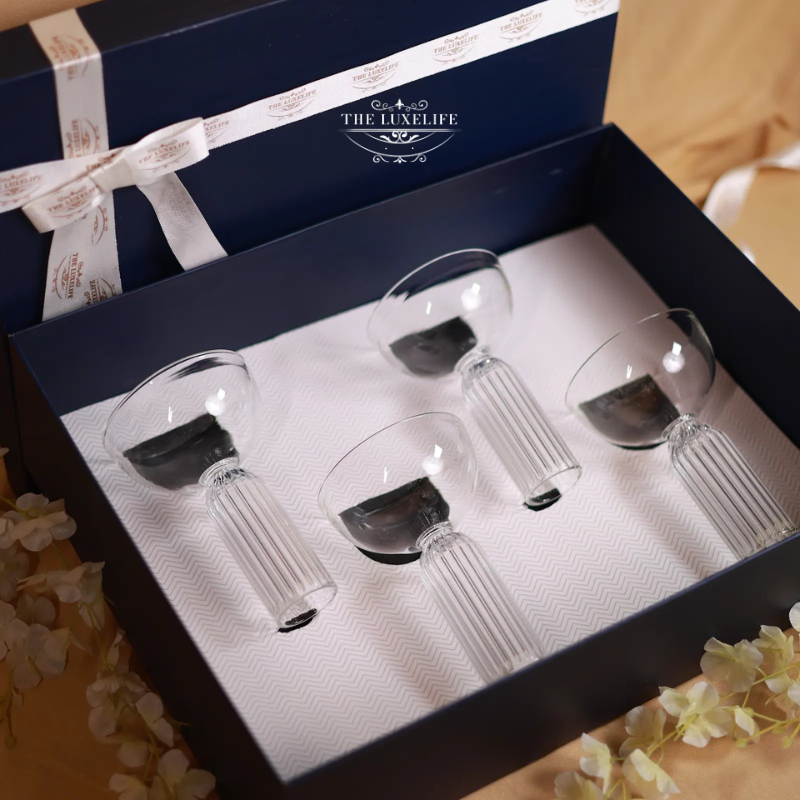 The LuxeLife Crystal Coupe Set