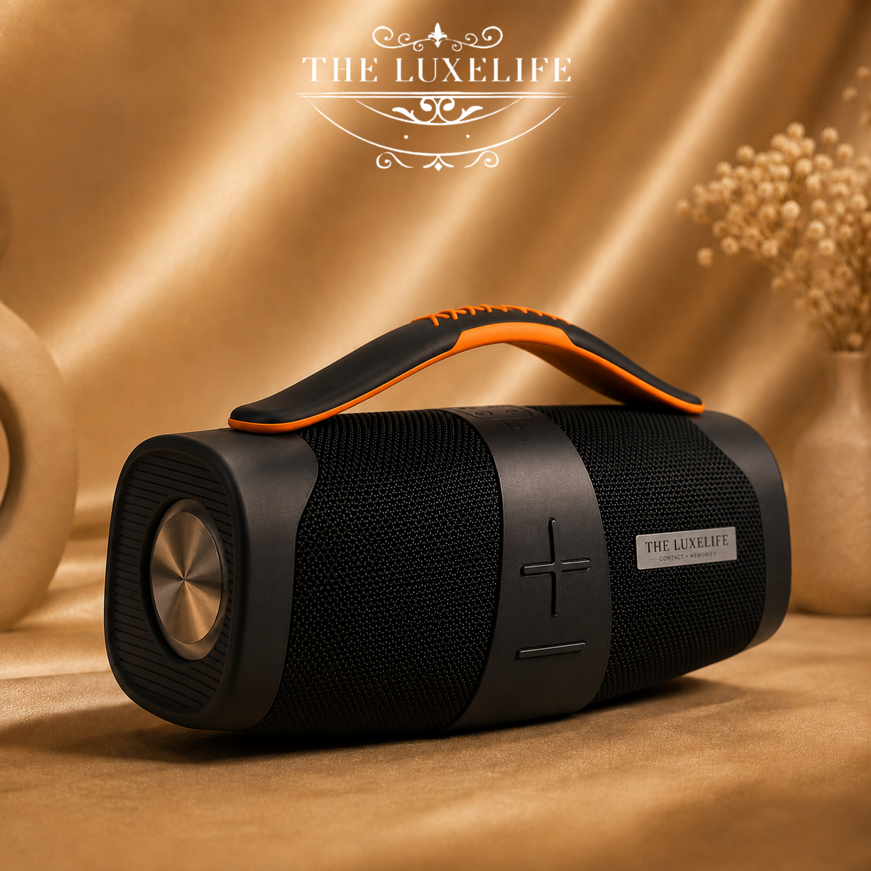 Portable Bluetooth Speaker with Deep Bass & Carry Handle