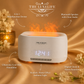 4-in-1 Flame Humidifier Bluetooth Speaker with Alarm Clock & Ambient Light