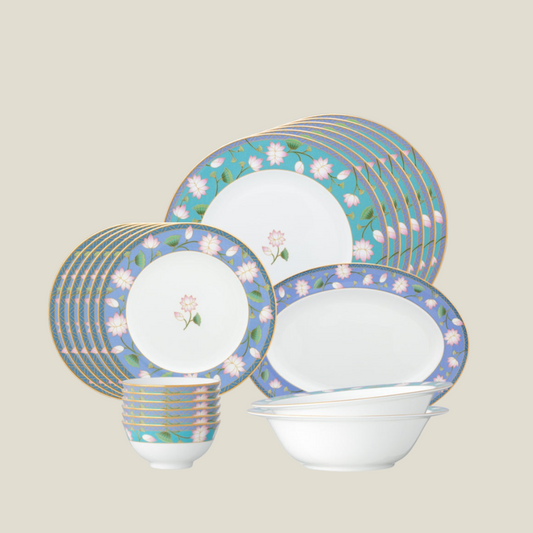 Lotus Fountain-21 Pcs Dinner Set