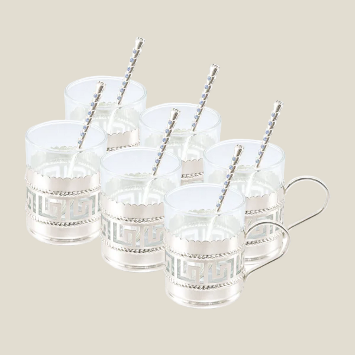 Set Of 6 Cups With Handle