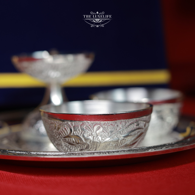 Festive Silver Puja Hamper