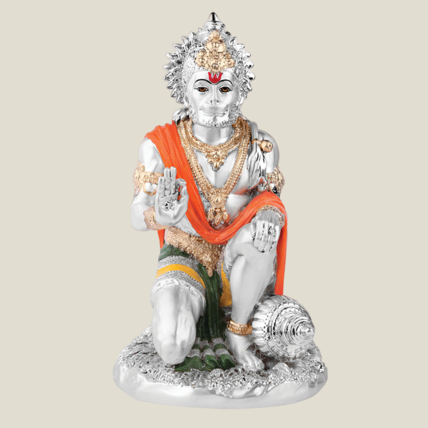 Aashirwad Hanuman Ji- Silver