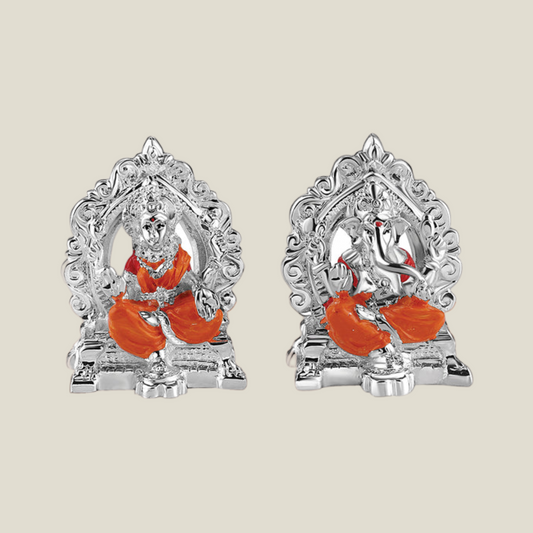 Singhasan Lakshmi Ganesh ji- Colored
