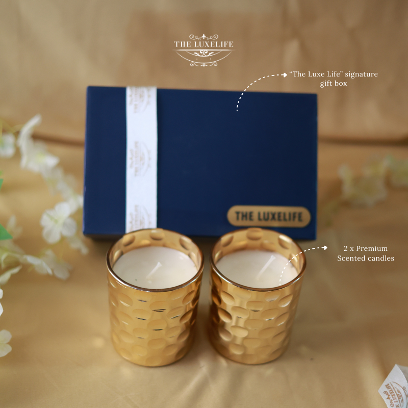 The Golden Glow Candle Set