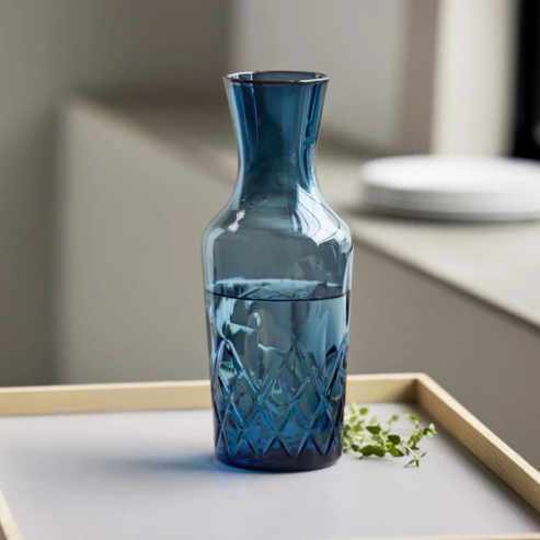 Sorrento Water Carafe 1L - Blue