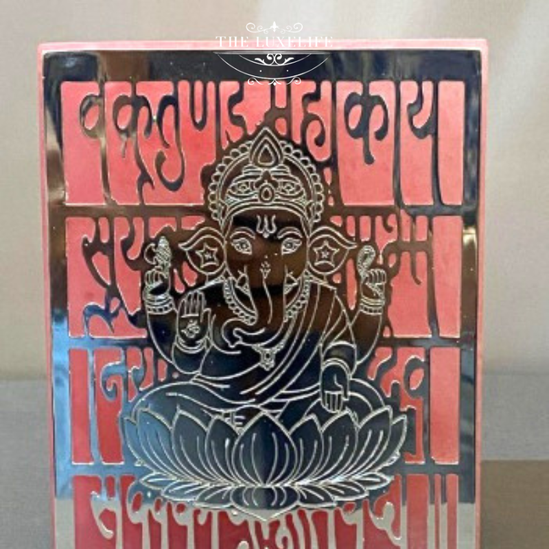 LuxeLife Vakratunda Mahakaya Ganesh Silver Frame