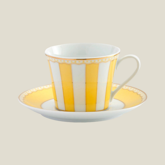 Carnival Yellow Cup Saucer