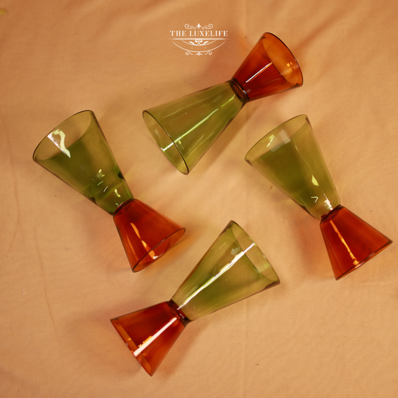 Elegant Dual-Tone Glassware Gift Set