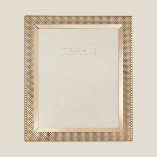 Prisma Metal Large Photoframe Gold Finish