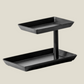 Quad 2-Tier Tray - Solid Black