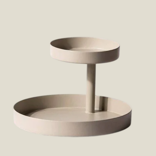 Ivy 2-Tier Tray - Taupe