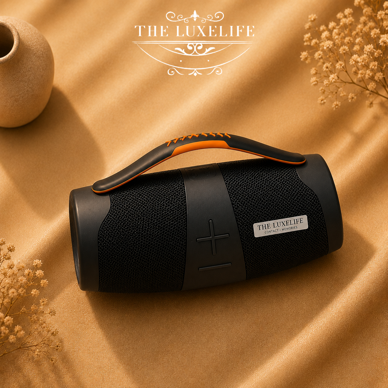 Portable Bluetooth Speaker with Deep Bass & Carry Handle