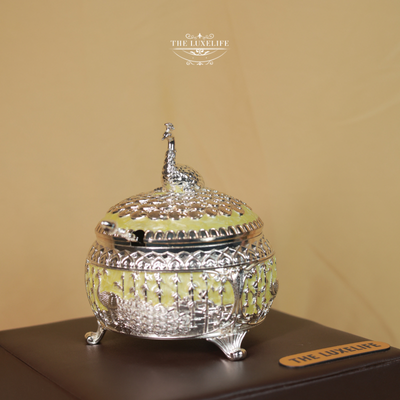 Exquisite Silver-Plated Sugar Pot